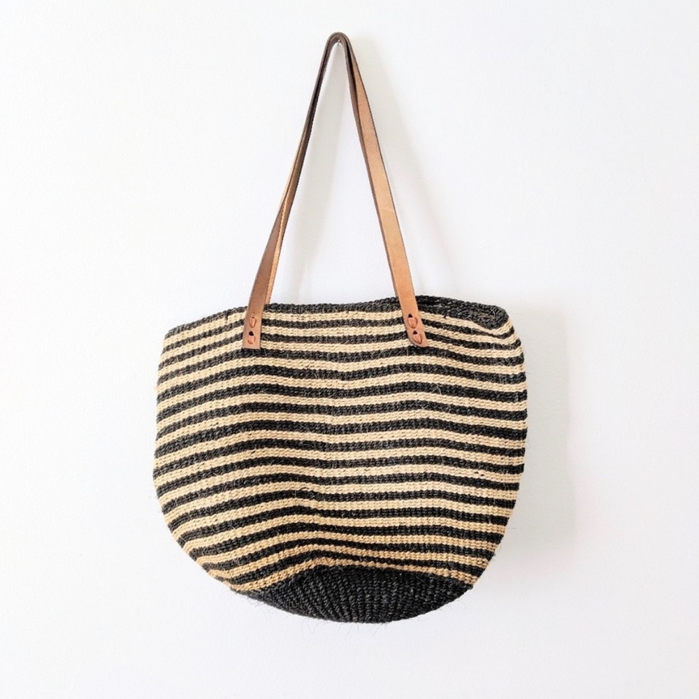 Madewell Bamboula sisal tote bag